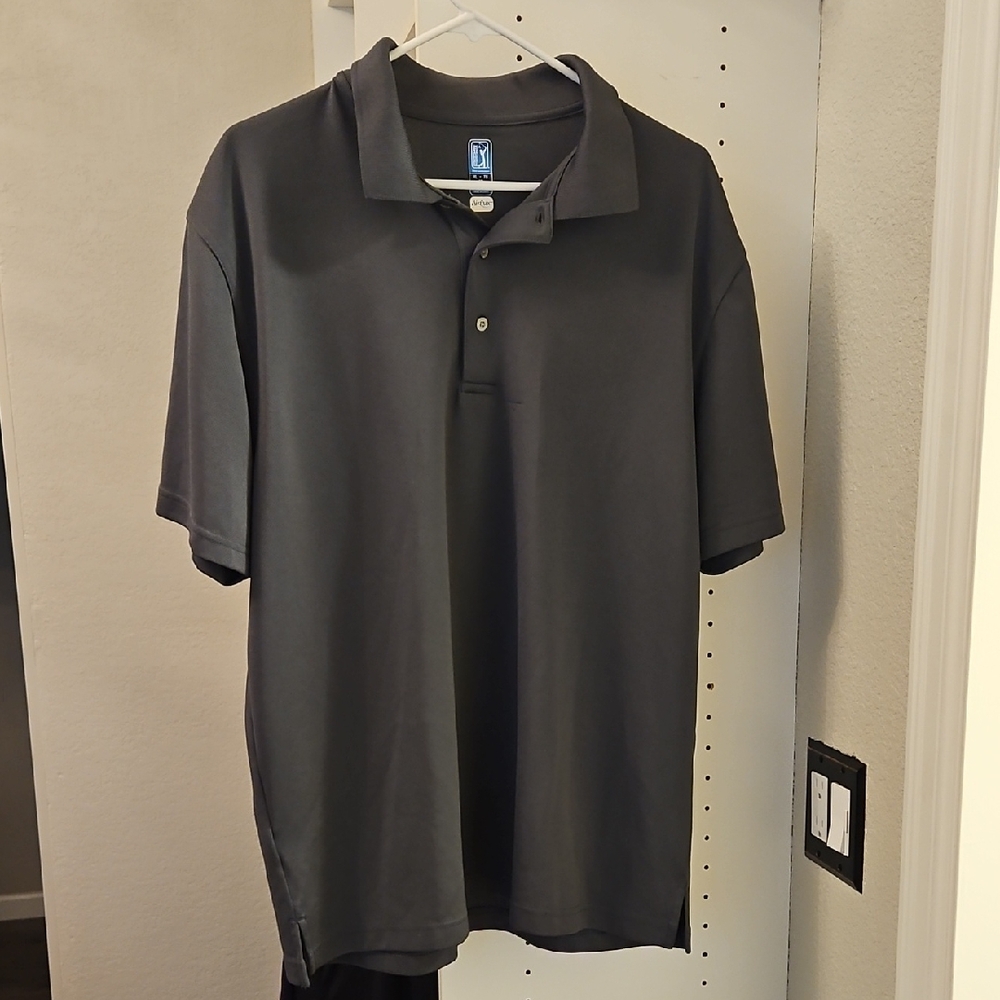 Men's Gray Polo Shirt